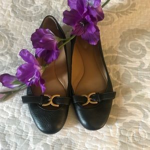 Chloe Signature Leather Buckled Flat,Size-38(?7)